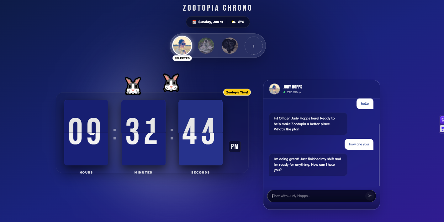 Flip Clock With AI & Physics Spider-Man - Main product screenshot demonstrating key features and user interface