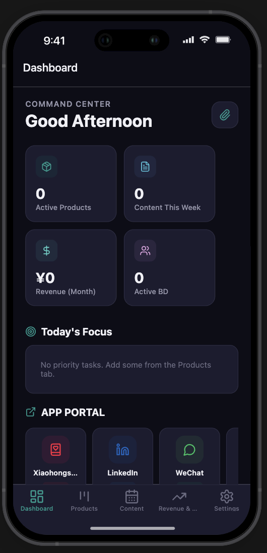 ⌘ Command Center（sfcc）