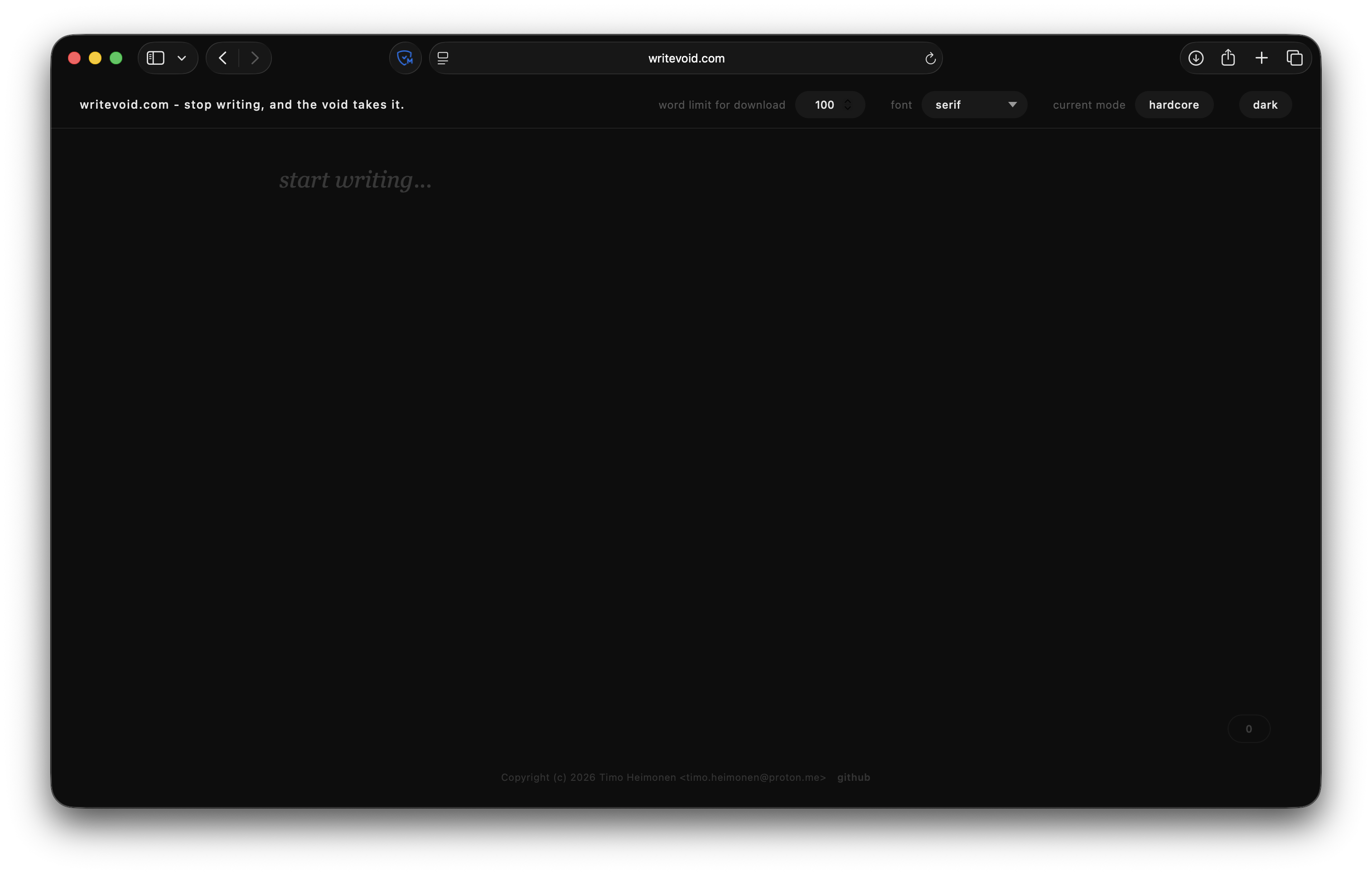 writevoid.com gallery image
