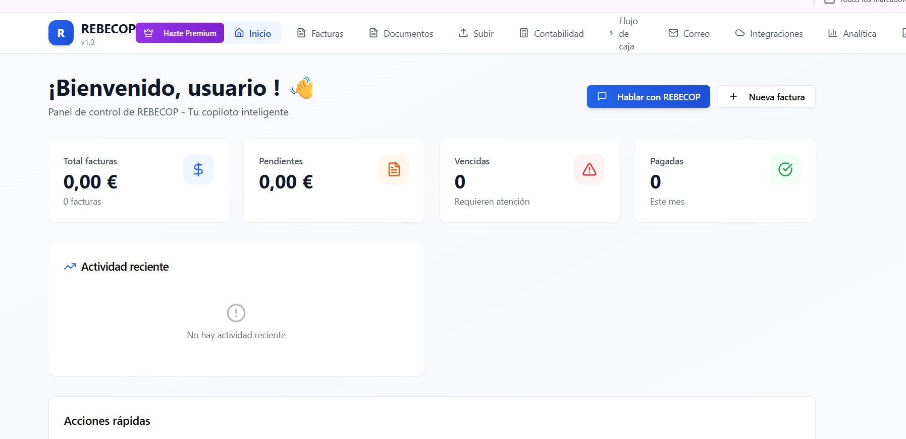 REBECOP - Screenshot 2 showing product features and functionality