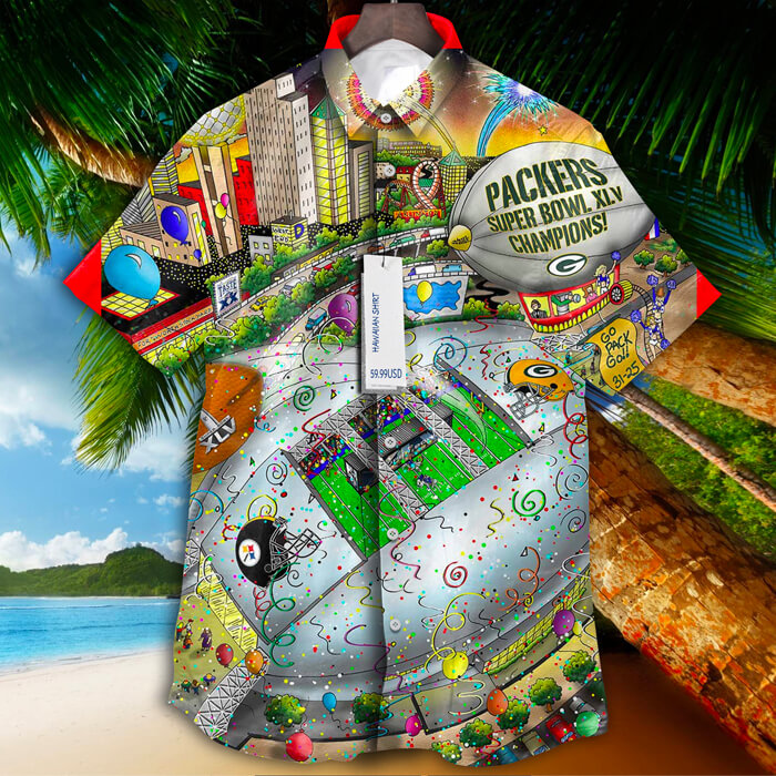 Packers Hawaiian shirt gallery image