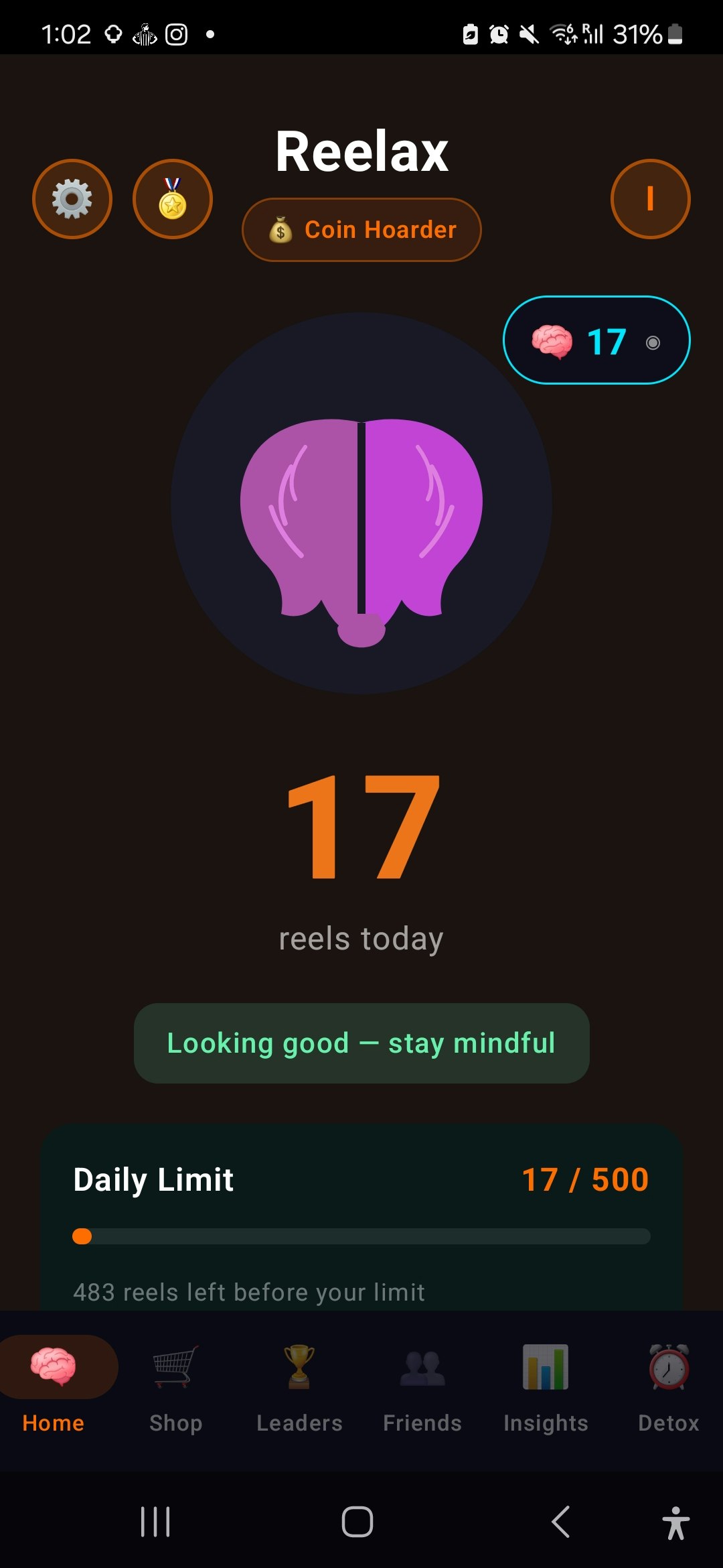 Reelax - Scroll tracker gallery image