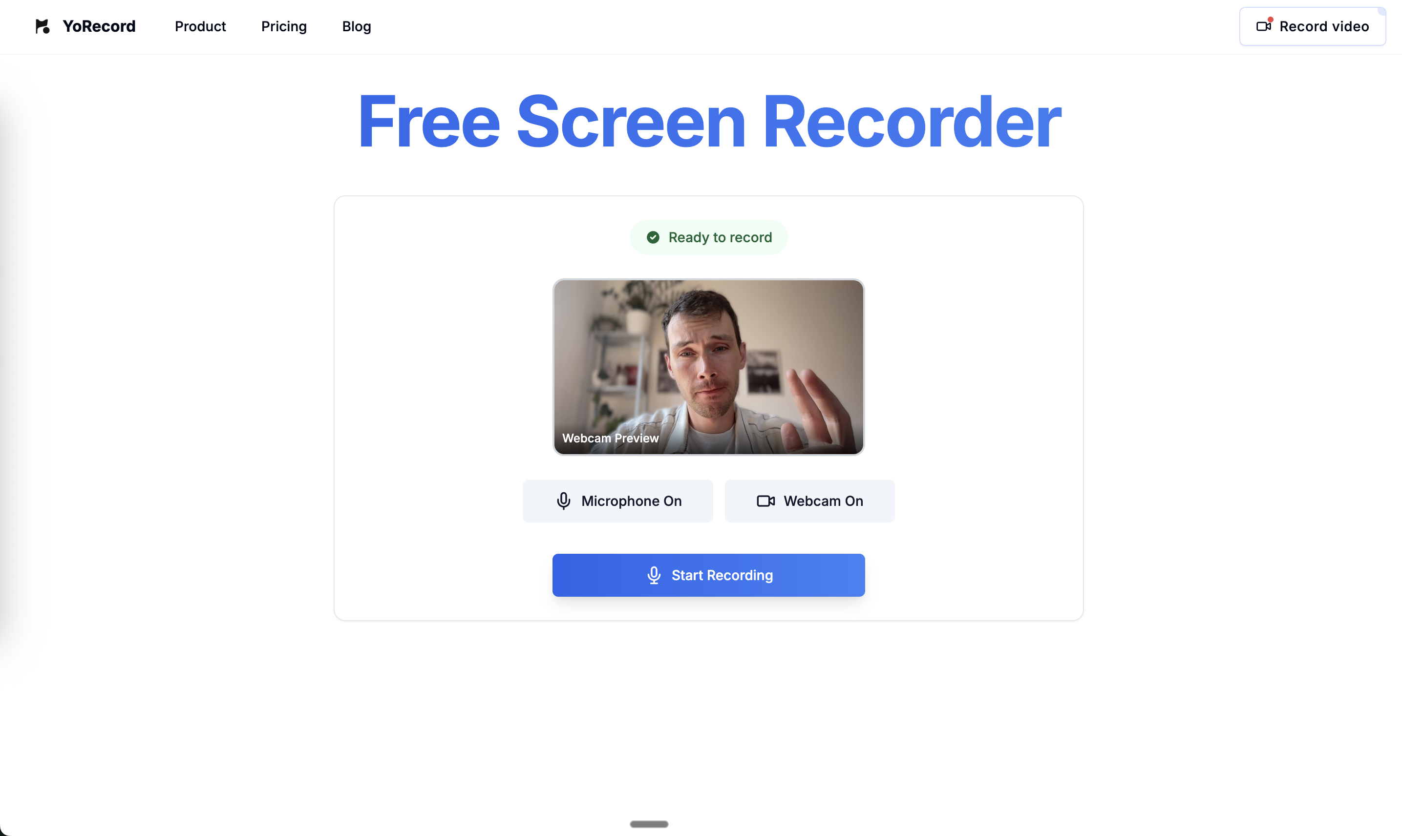 وسائط yorecord - سجل شاشتك وشارك رسالتك وتخطي الاجتماع 2
