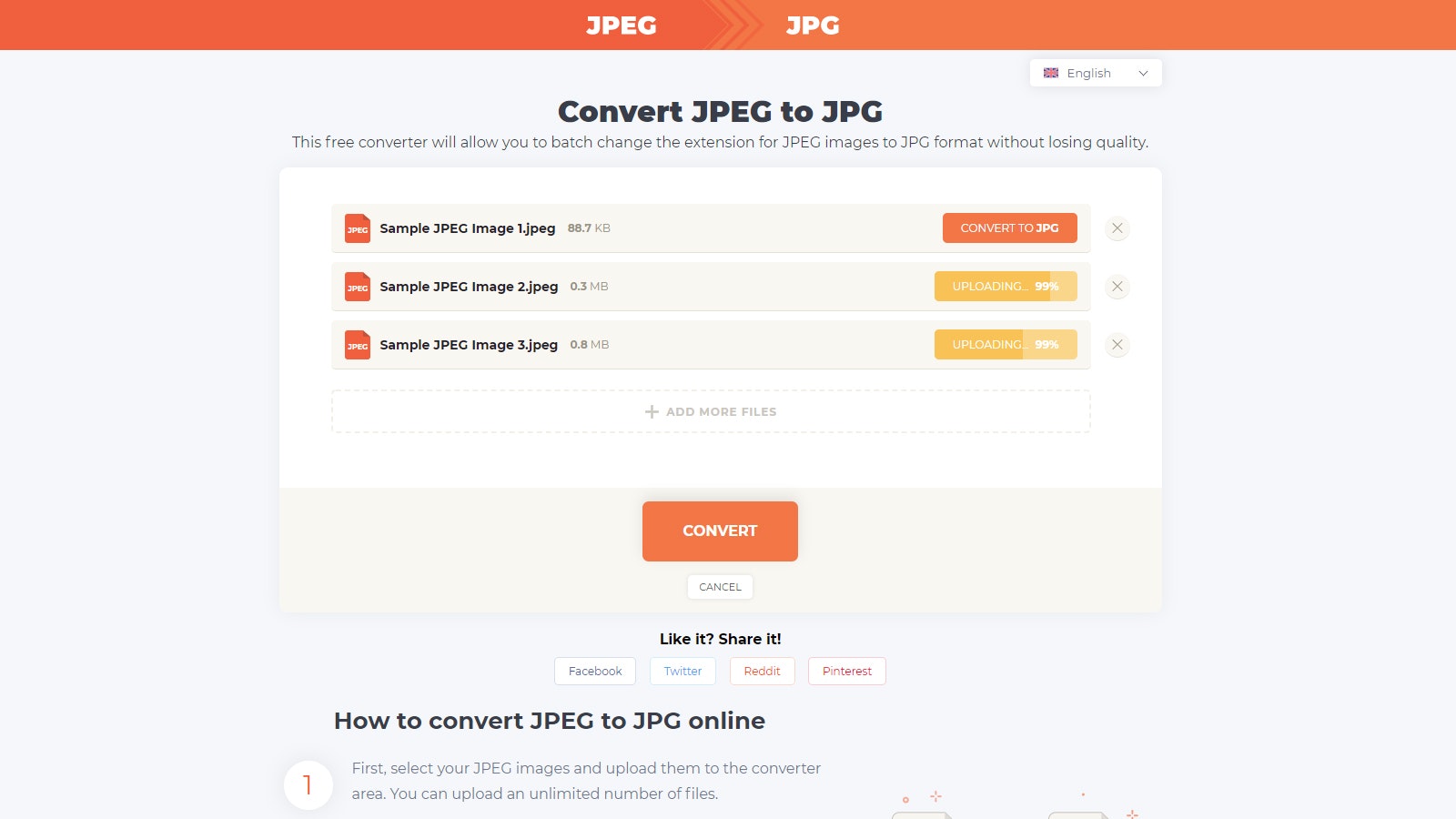 JPEG to JPG Converter gallery image