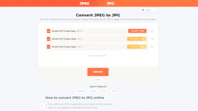 JPEG to JPG Converter gallery image