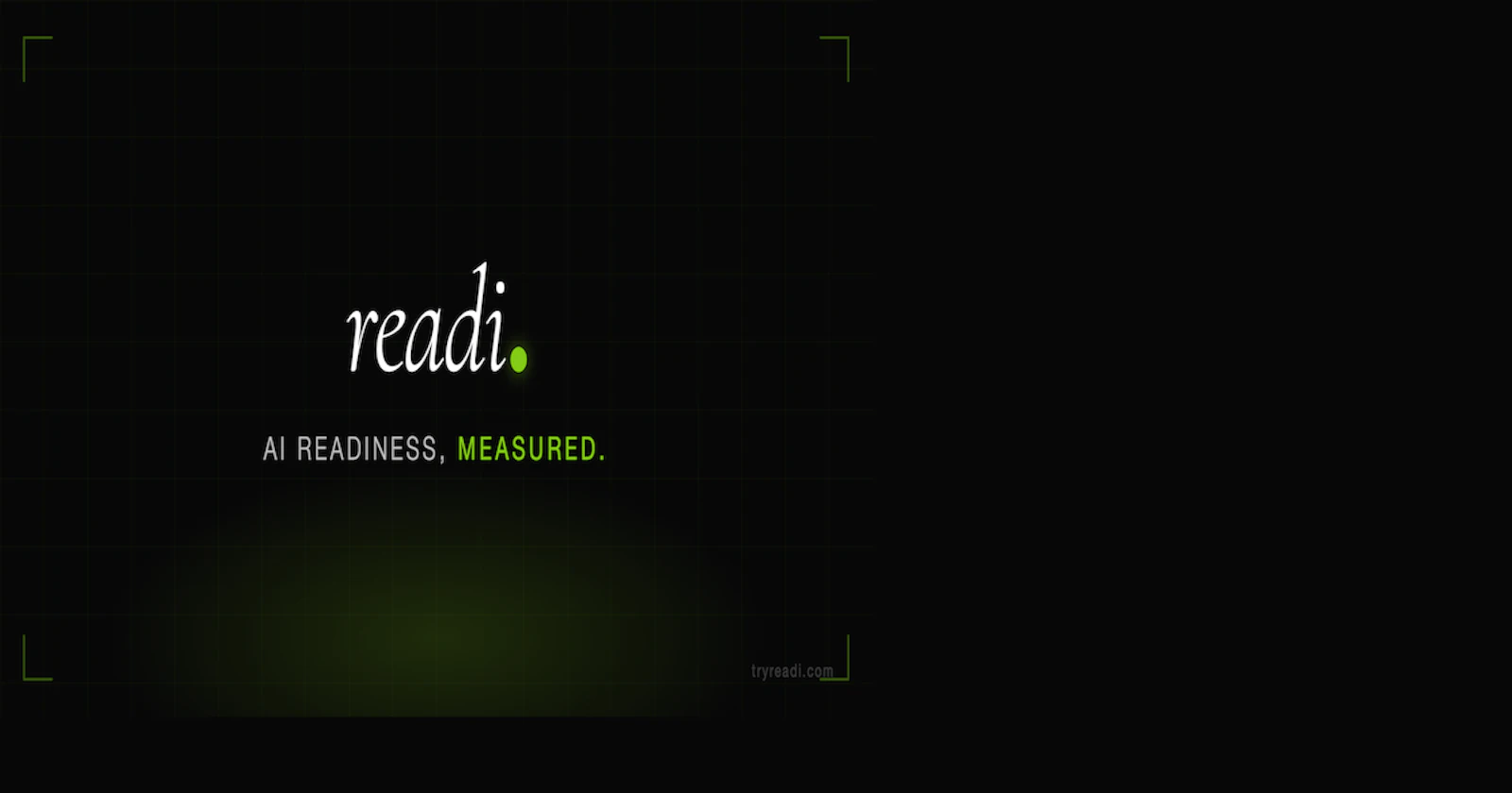"AI readiness. Measured by behavior"  screenshot 1