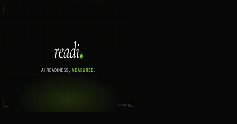 "AI readiness. Measured by behavior"  screenshot 1