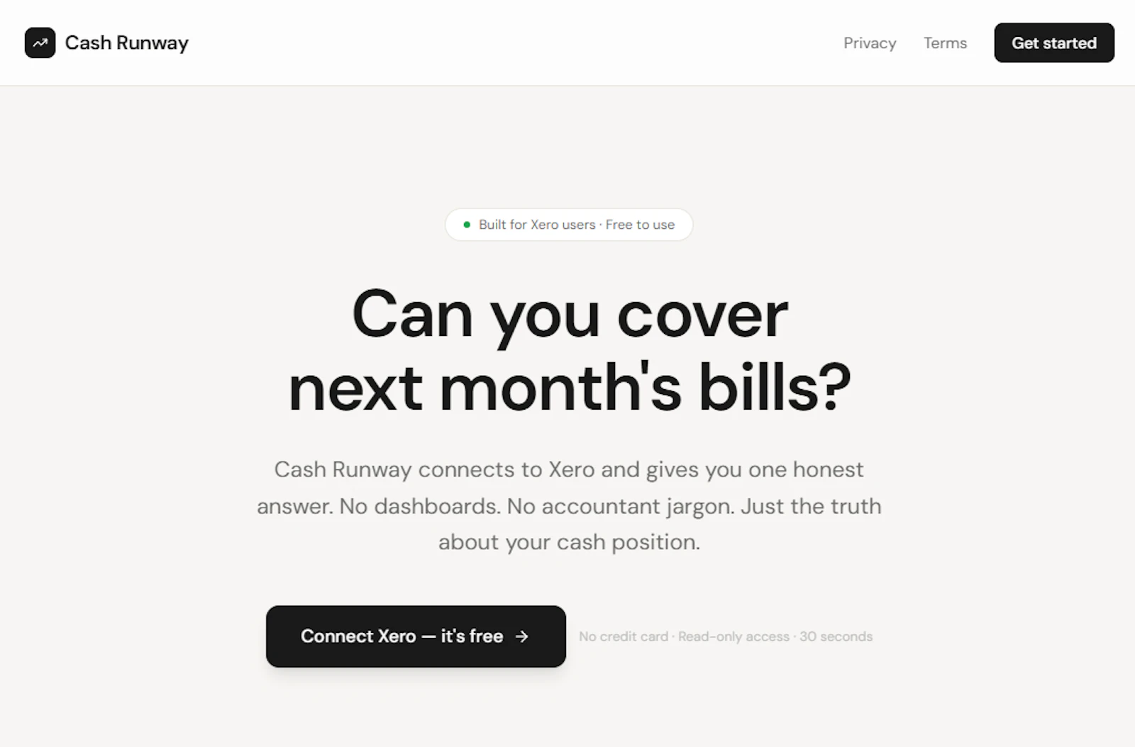 CashRunway screenshot 2