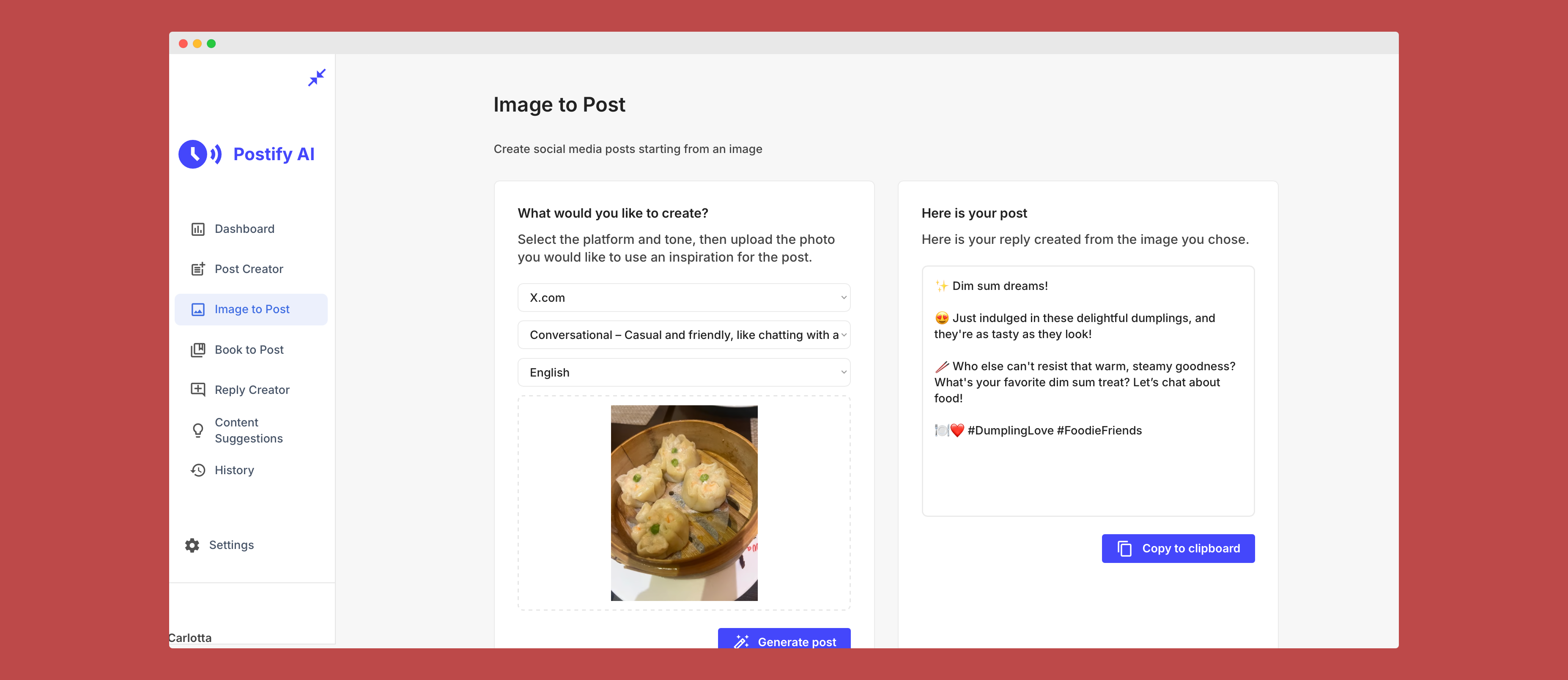 Postify AI gallery image