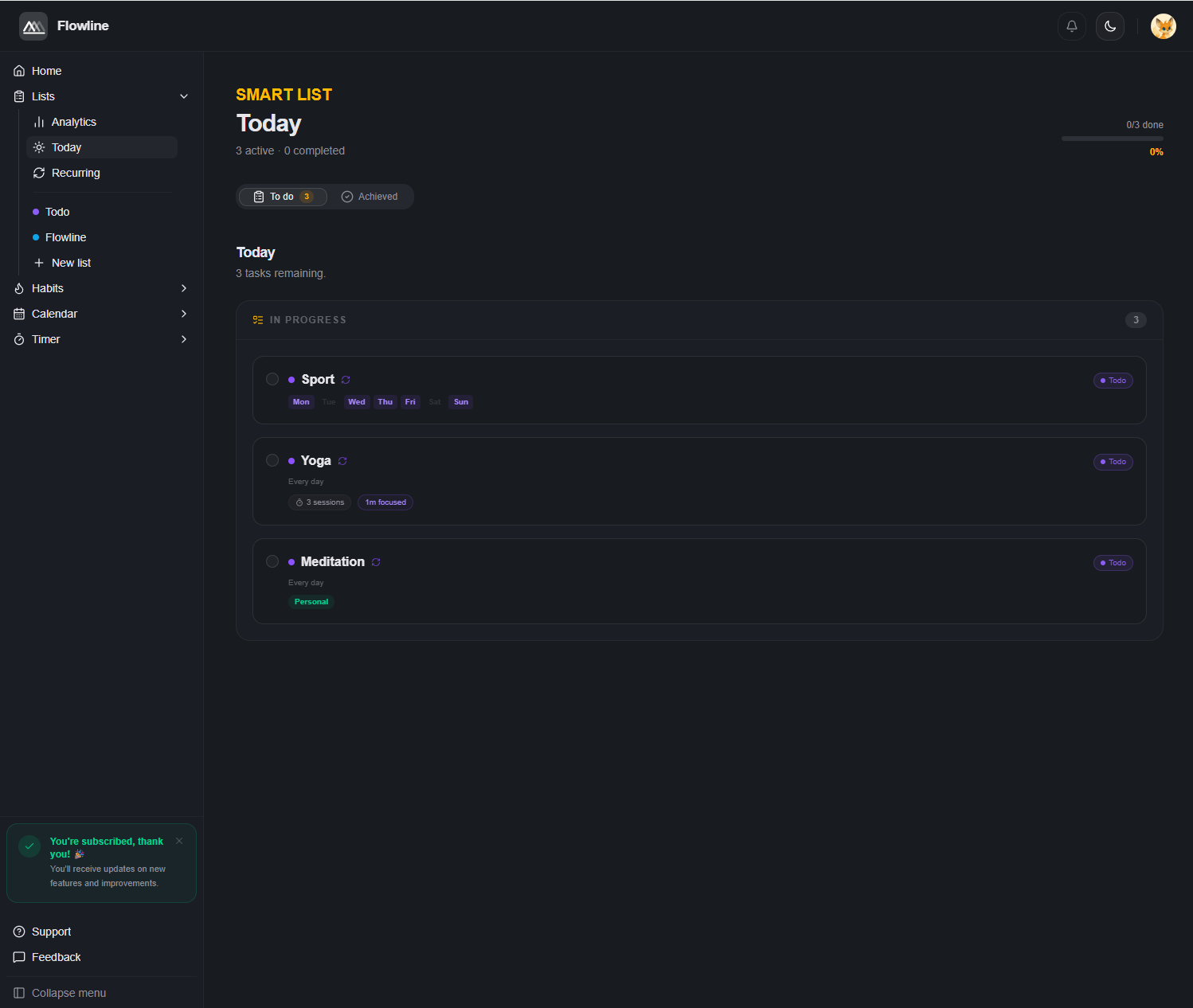 Flowline Workspace gallery image