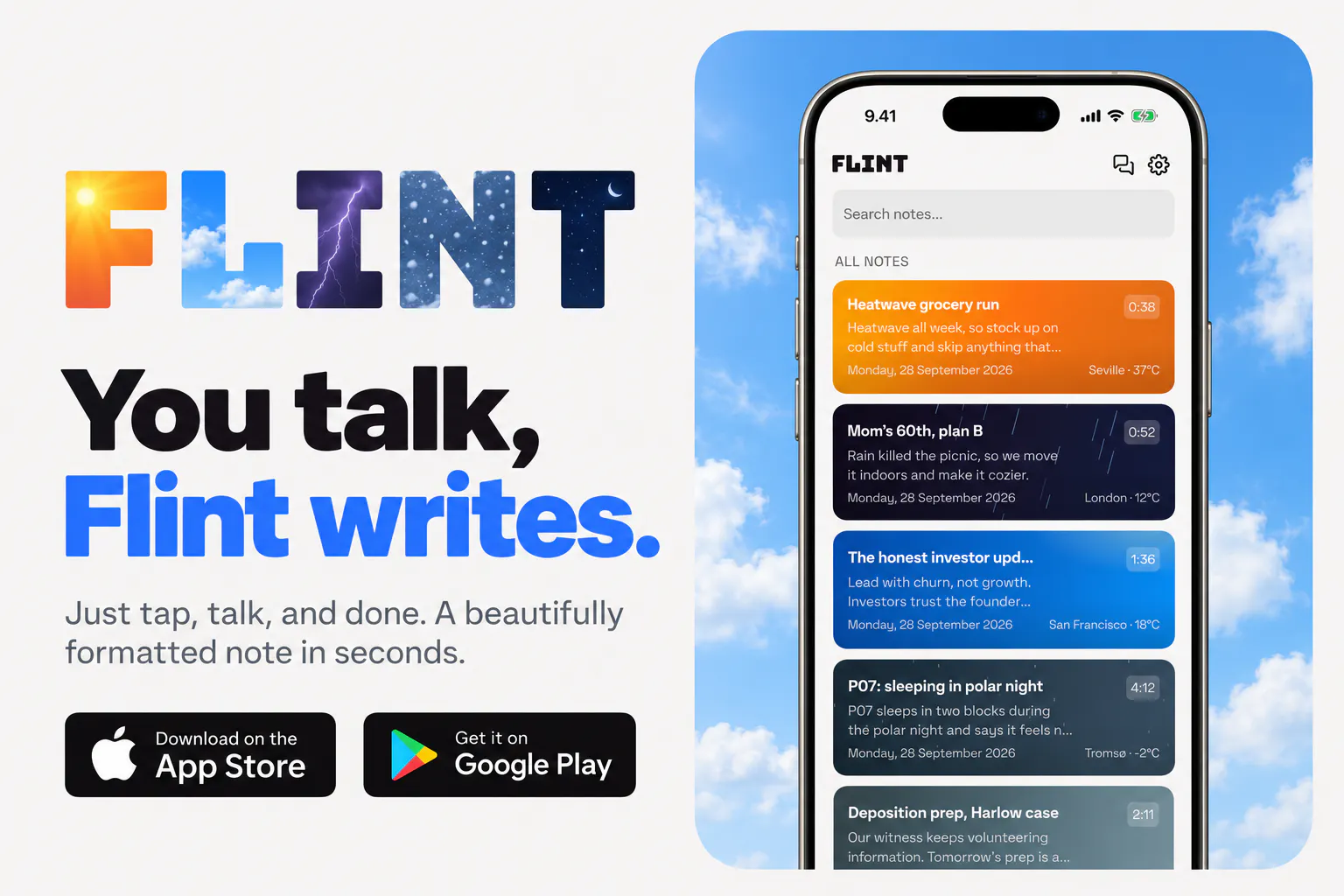 Flint — You talk, Flint writes. gallery image