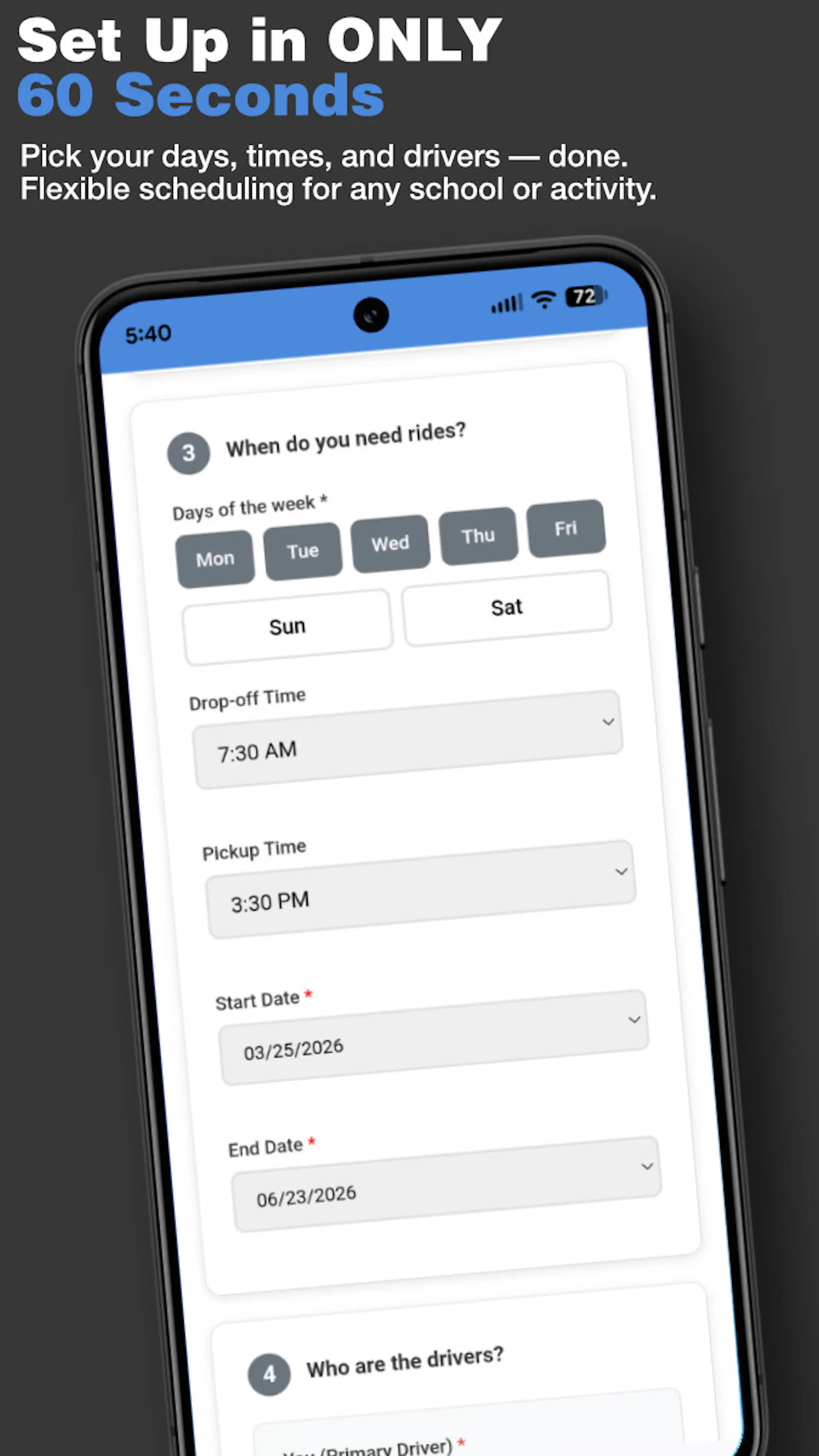Carpool-Q: School Carpool screenshot 5