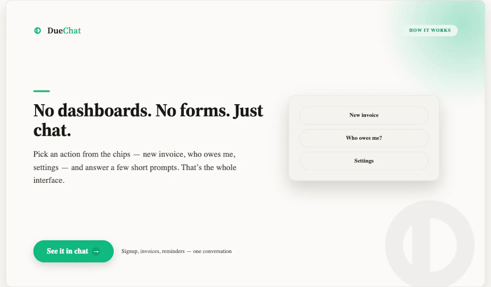 DueChat screenshot 11