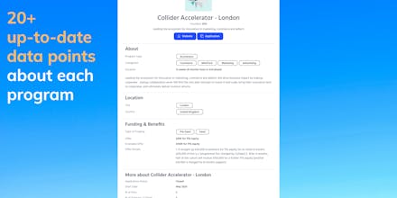 Incubator List gallery image