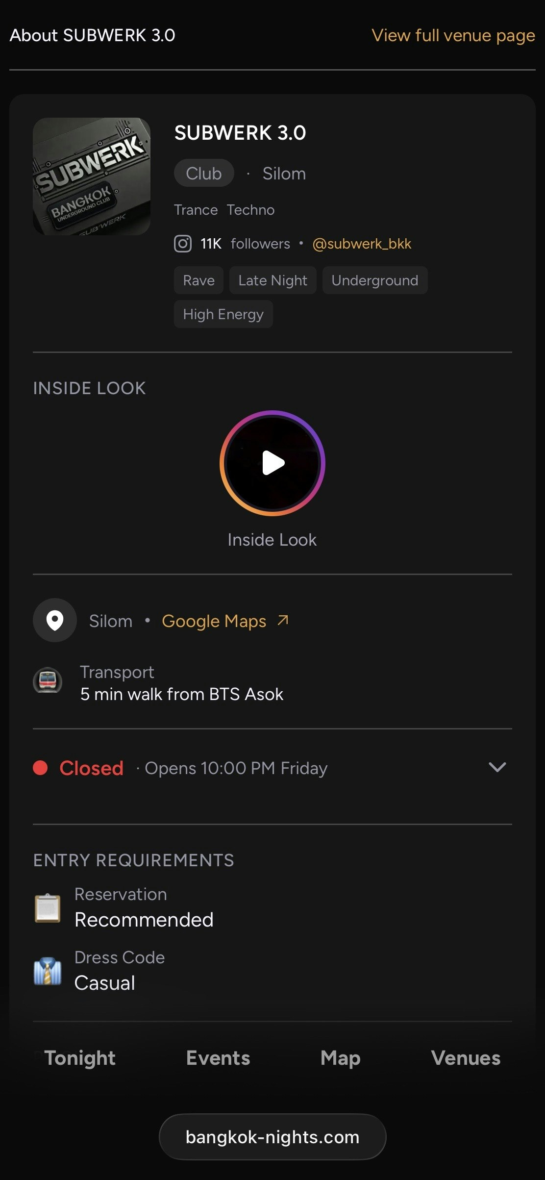 Bangkok Nights - Screenshot 5 showing product features and functionality