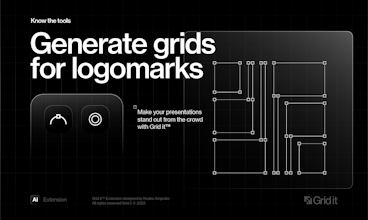 획기적인 생산성을 높여주는 표현으로, 로고 그리드 제너레이터™가 한 번의 클릭으로 디자인을 간편하게 최적화합니다.