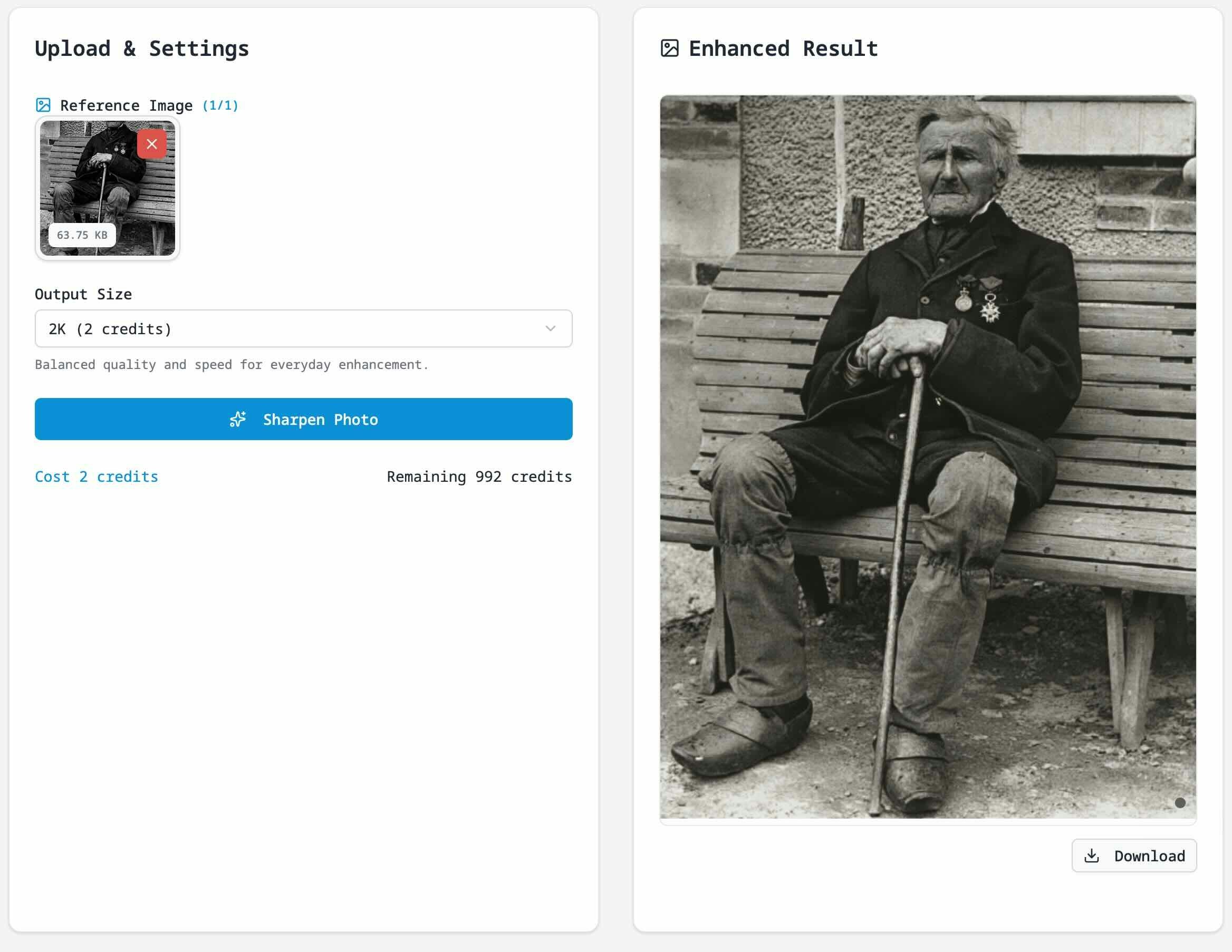 Fix Pixelated Photos - Main product screenshot demonstrating key features and user interface