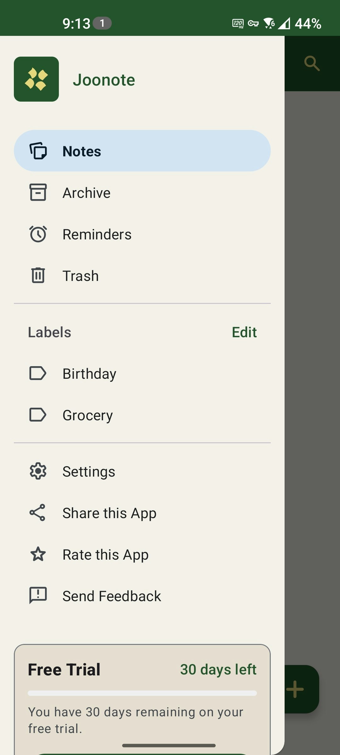 Média Jonota - Créer et gérer les notes et les listes dans votre panneau de notification 3