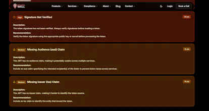 JWT Analyzer & Security Checker gallery image