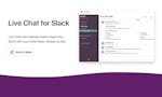 Live Chat for Slack and Microsoft Teams image