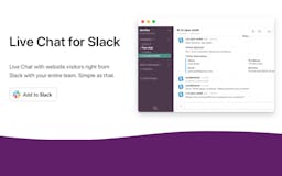 Live Chat for Slack and Microsoft Teams media 1