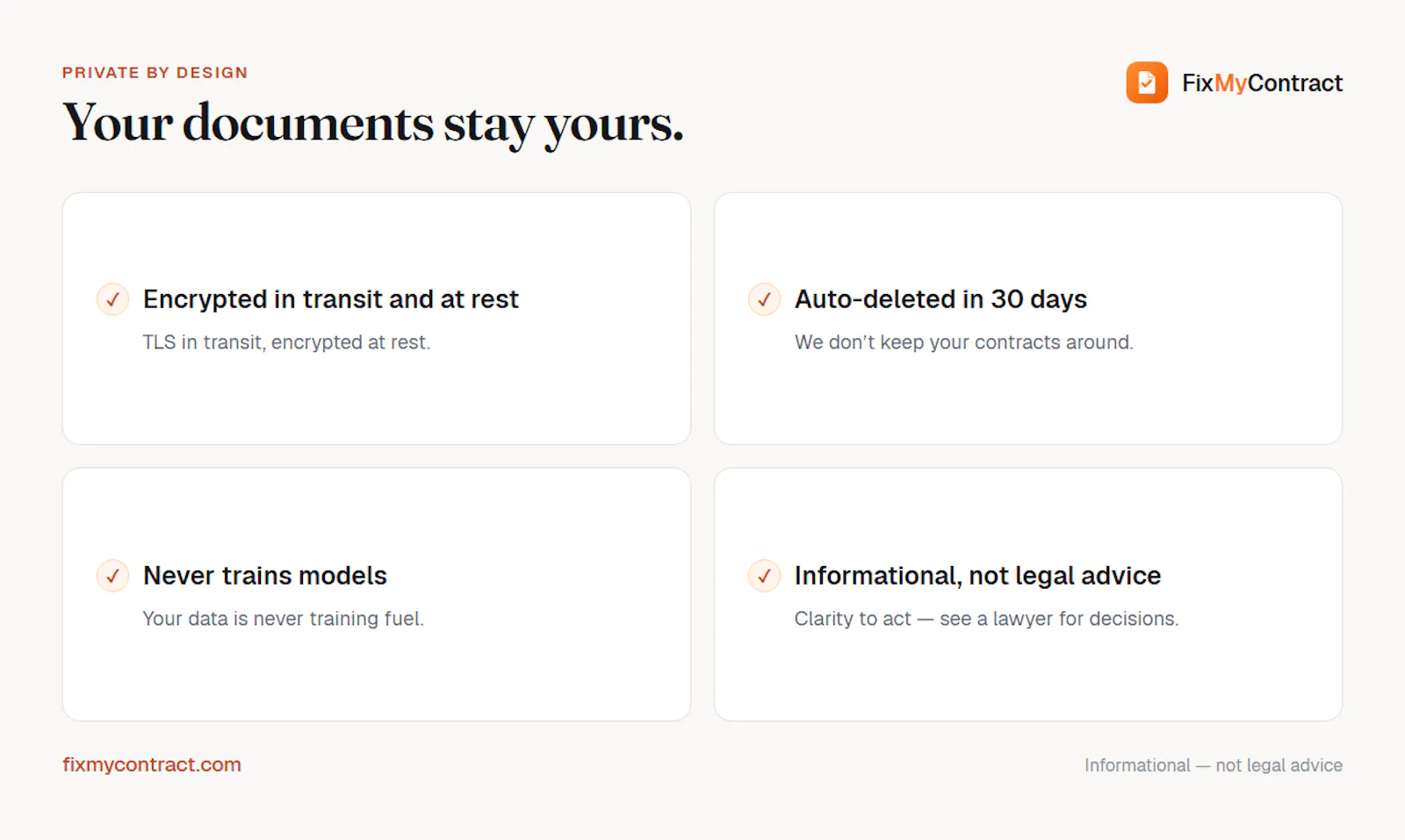 FixMyContract screenshot 3