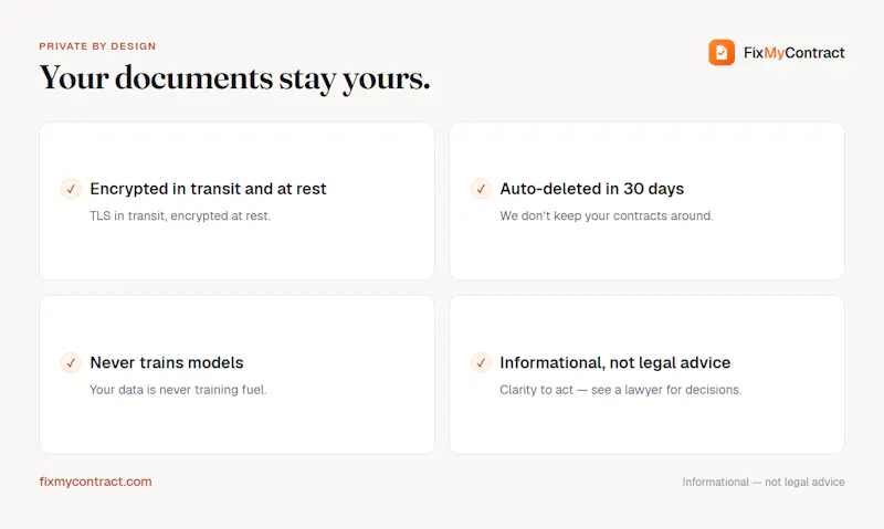 FixMyContract screenshot 3