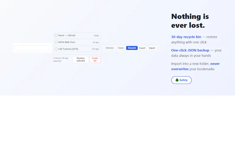 Bookmark Manager: Smart Cleanup & Search screenshot 4