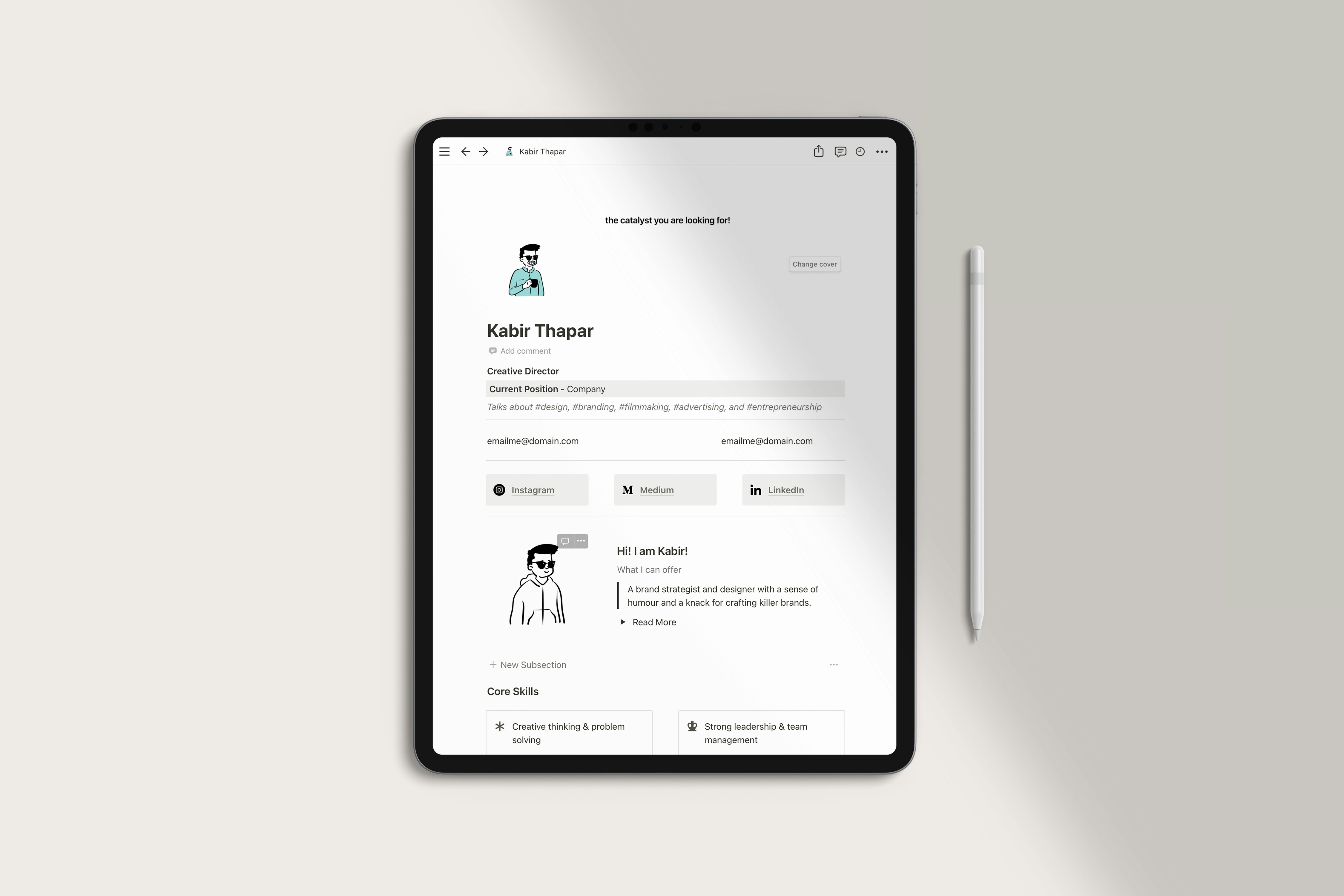 Média Obtenez un emploi!Modèle de curriculum vitae - Créez le CV le plus accrocheur que vous ayez jamais vu! 3