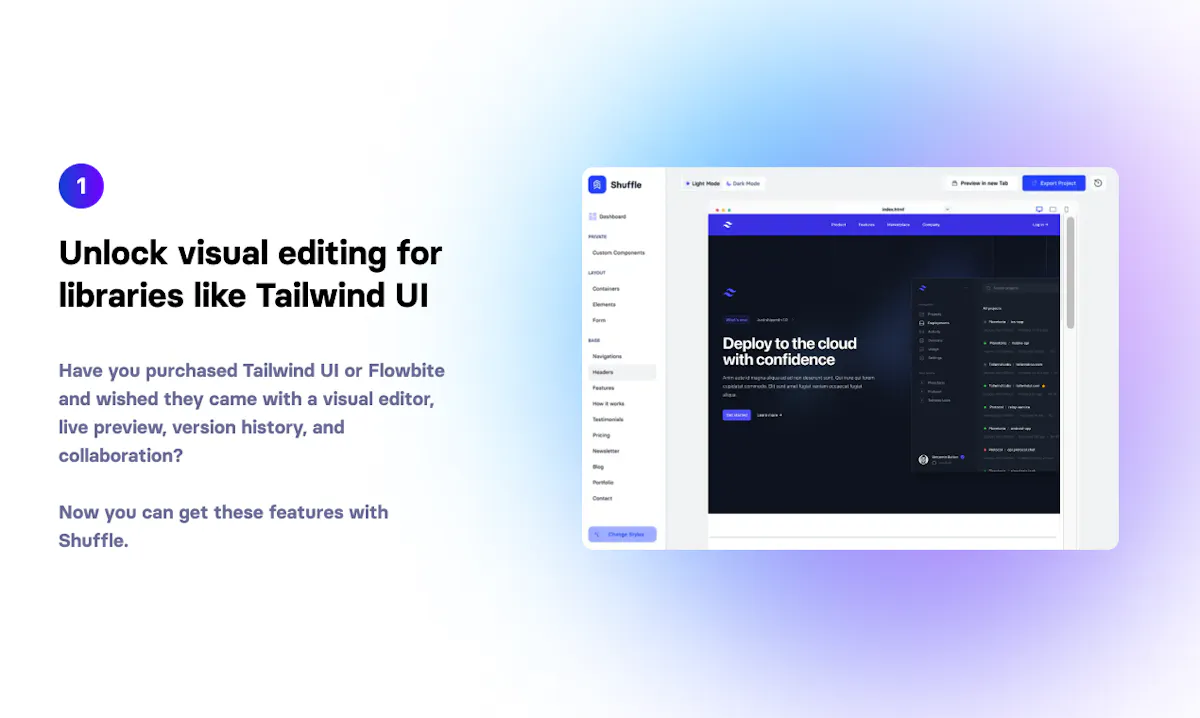 Unlock visual editing for your libraries