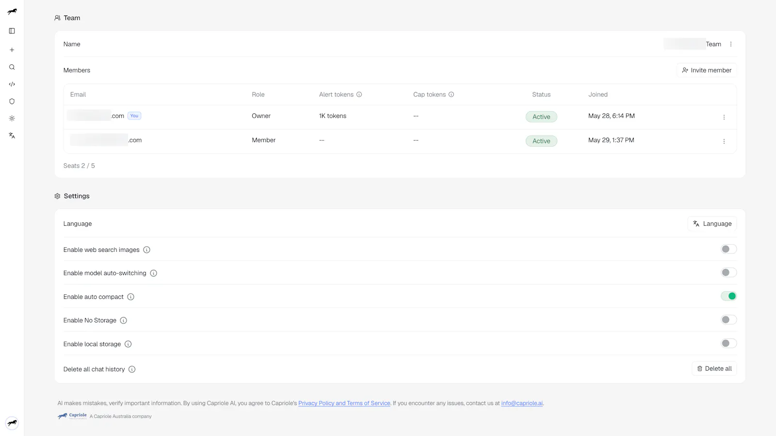 Capriole AI screenshot 5