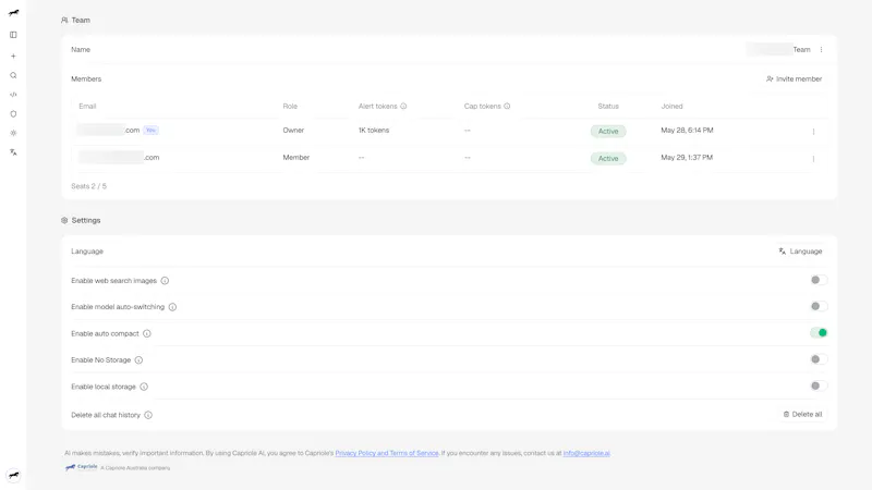 Capriole AI screenshot 5