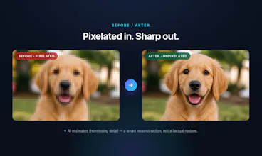Unpixelate Image Free gallery image