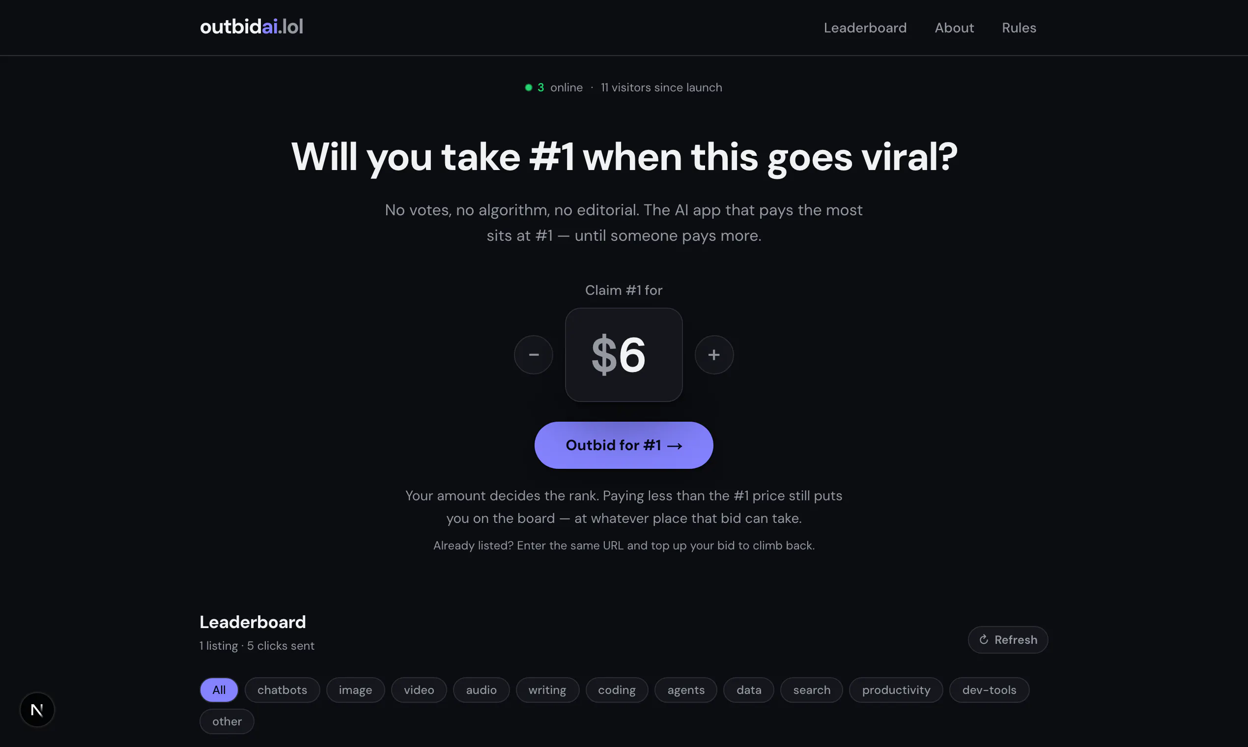 Outbid for AI Tools gallery image