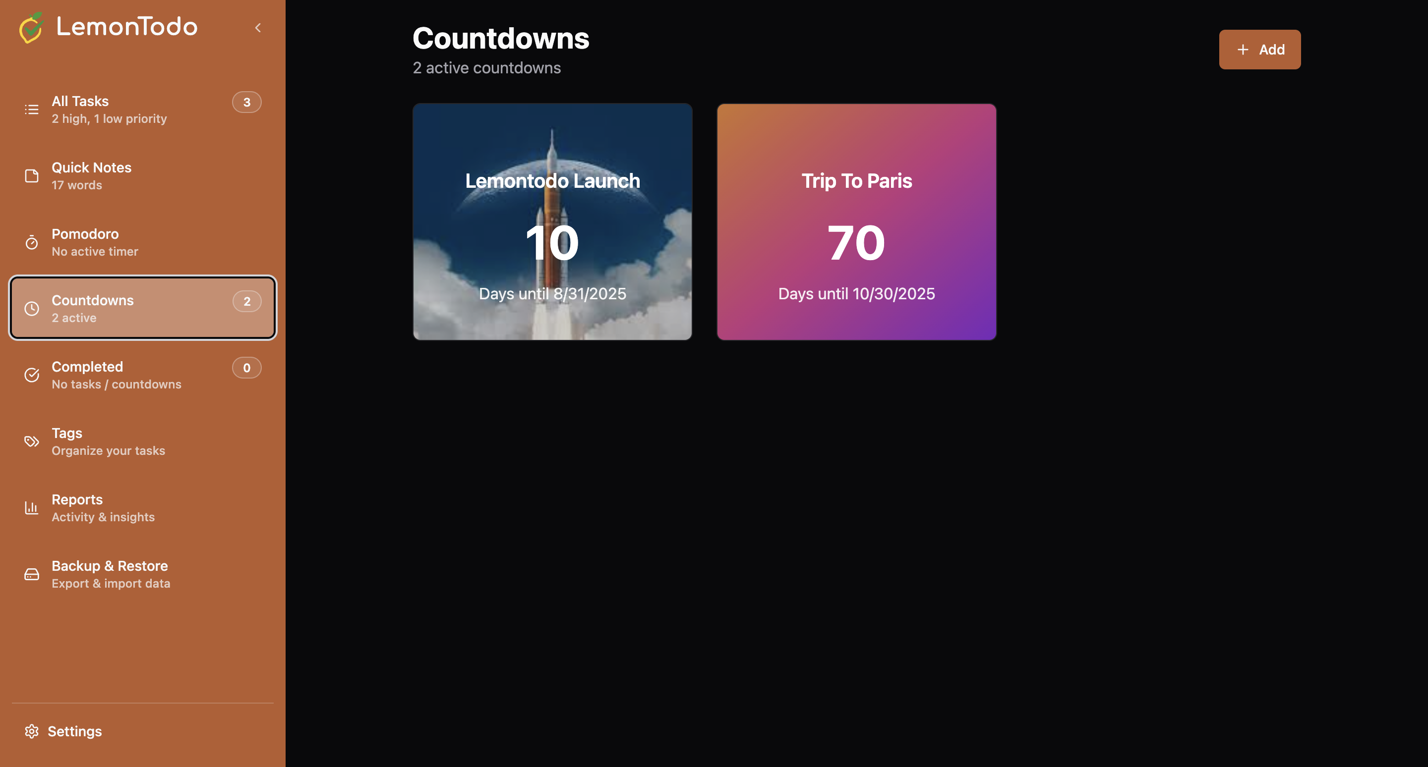 Limone tutto - App todo privata gratuita |Strumento di gestione delle attività media 2