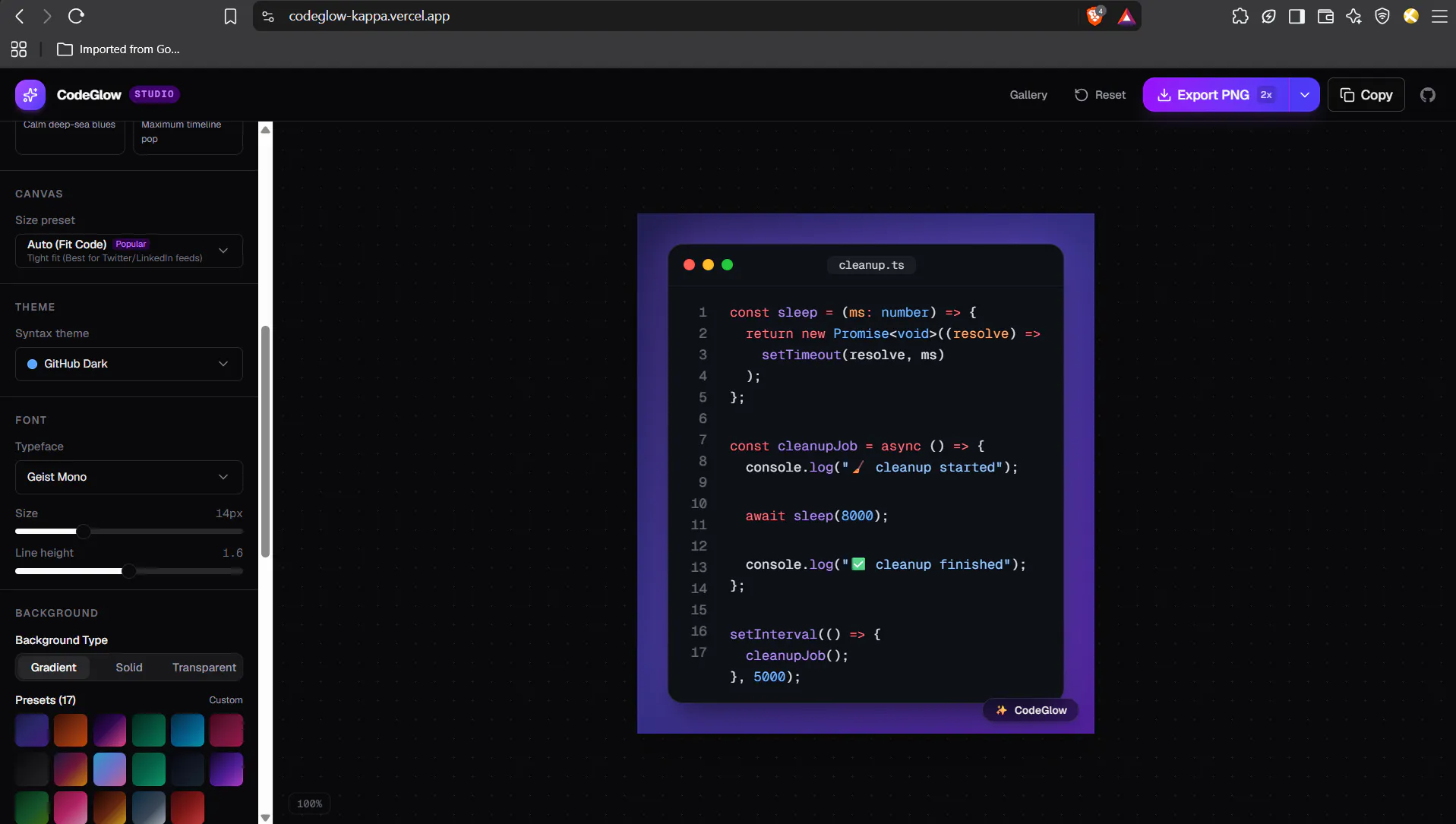 CodeGlow