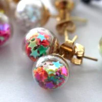 Rainbow Nymph - Star Confetti Baubles