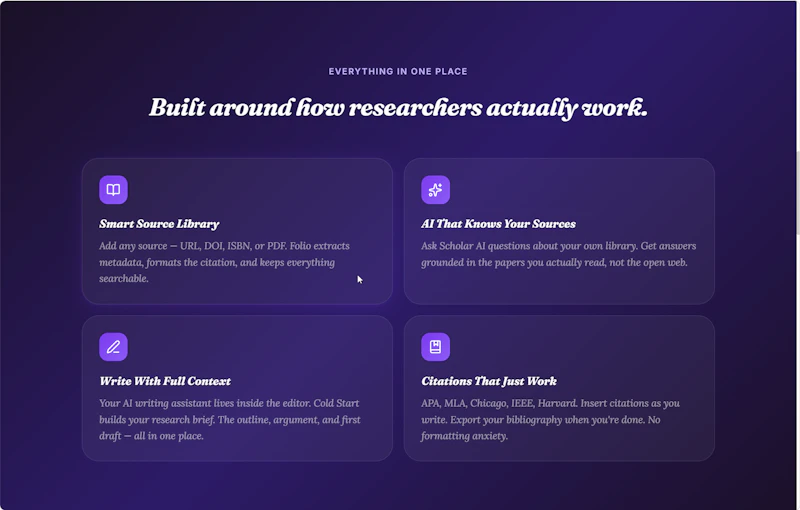 Folio screenshot 2