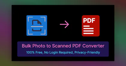 Bulk Photo to Scanned PDF Converter gallery image