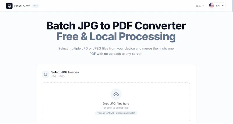 HeicToPdf screenshot 1