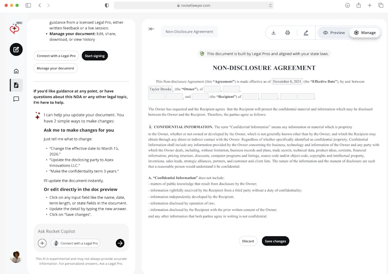 New Rocket Copilot® experience screenshot 4