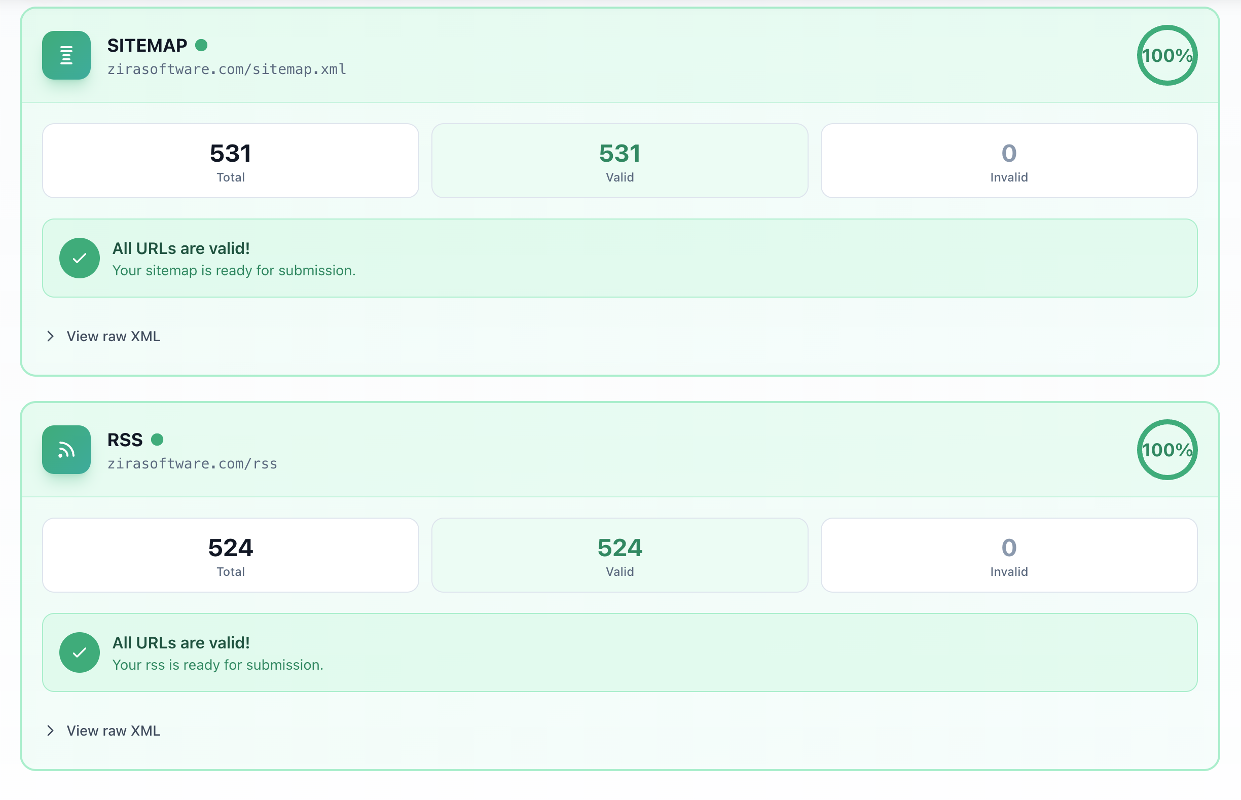 Sitemap Validator - Screenshot 4 showing product features and functionality