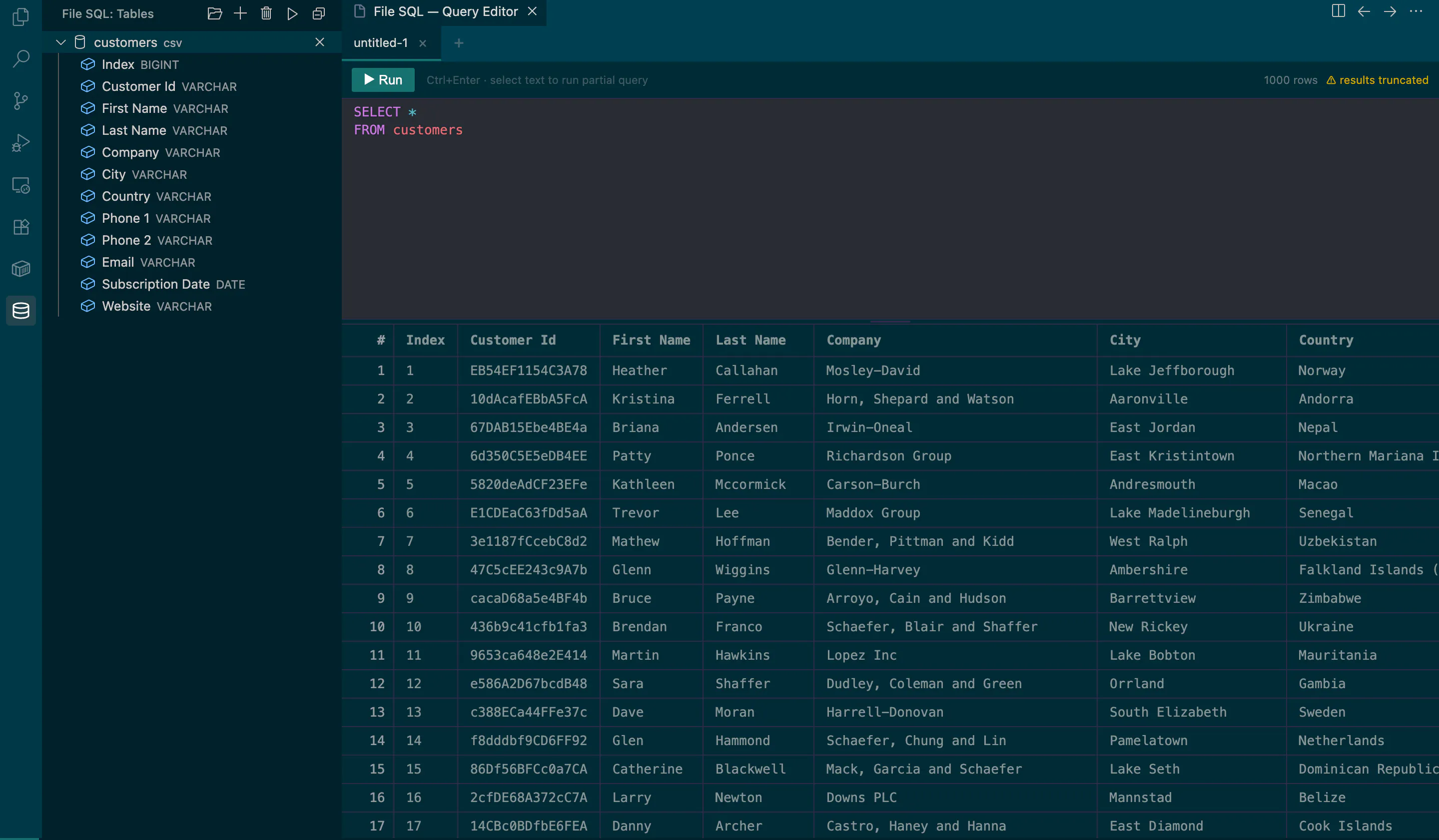 File SQL gallery image