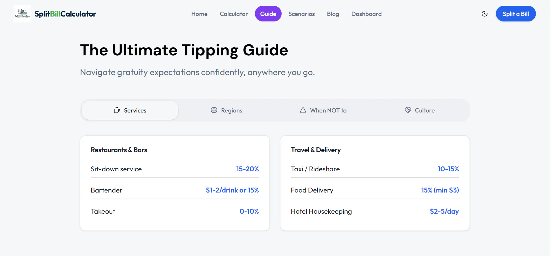 split bill calculator online gallery image