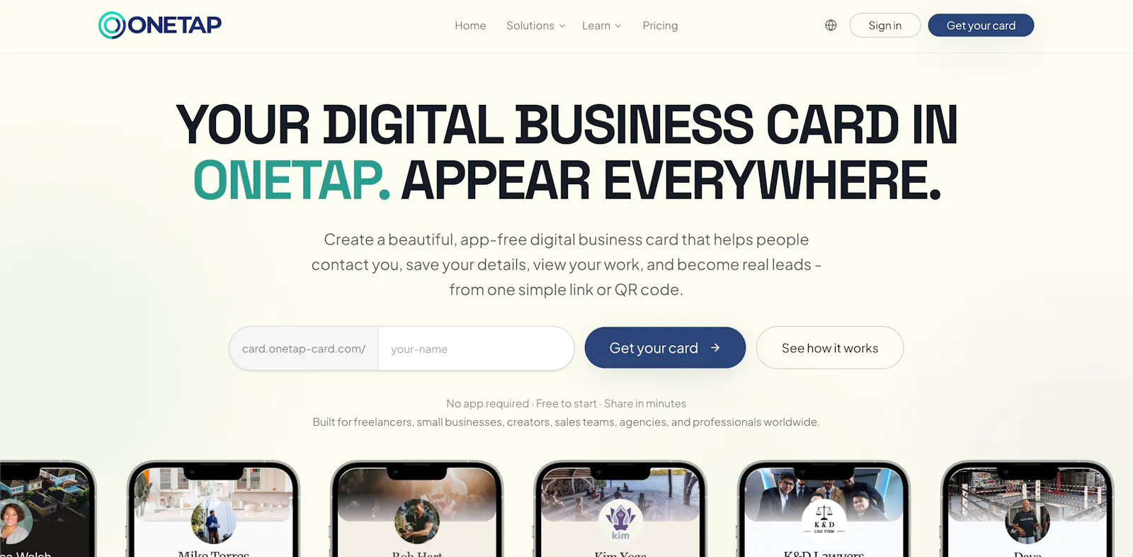 OneTap Card screenshot 2