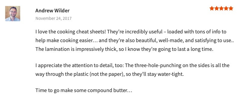 Fearless Fresh Cooking Cheat Sheets gallery image