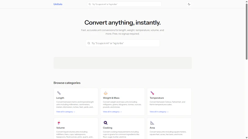 Unitvio screenshot 1