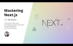 Mastering Next.js media 1