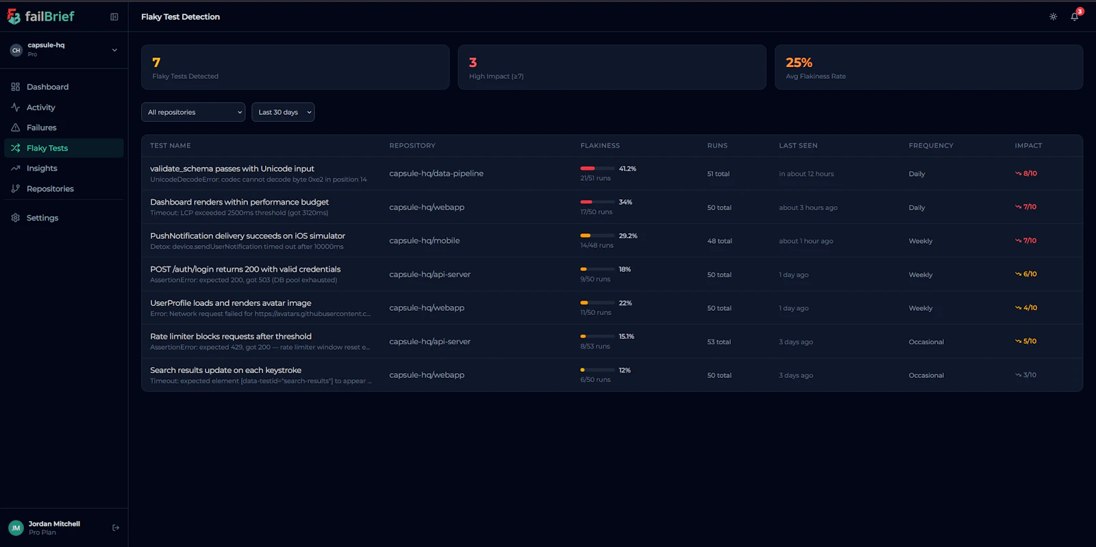 FailBrief screenshot 5