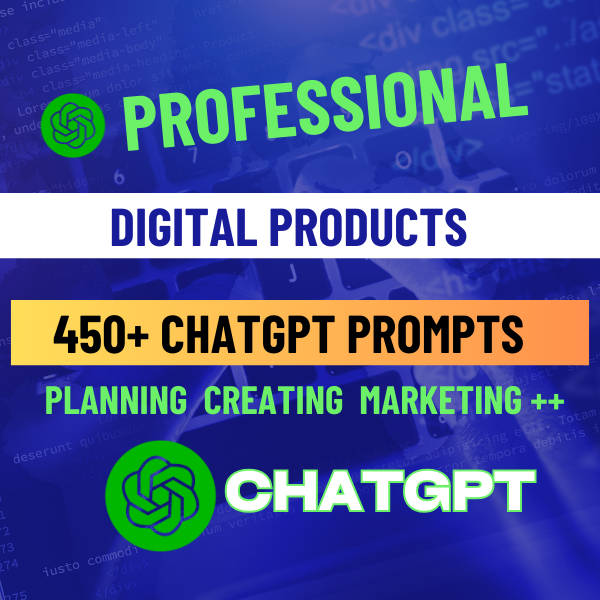 450+ ChatGpt Prompts... logo